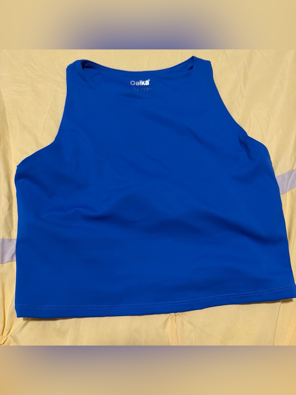 SHEIN Royal Blue Cropped Tank Top